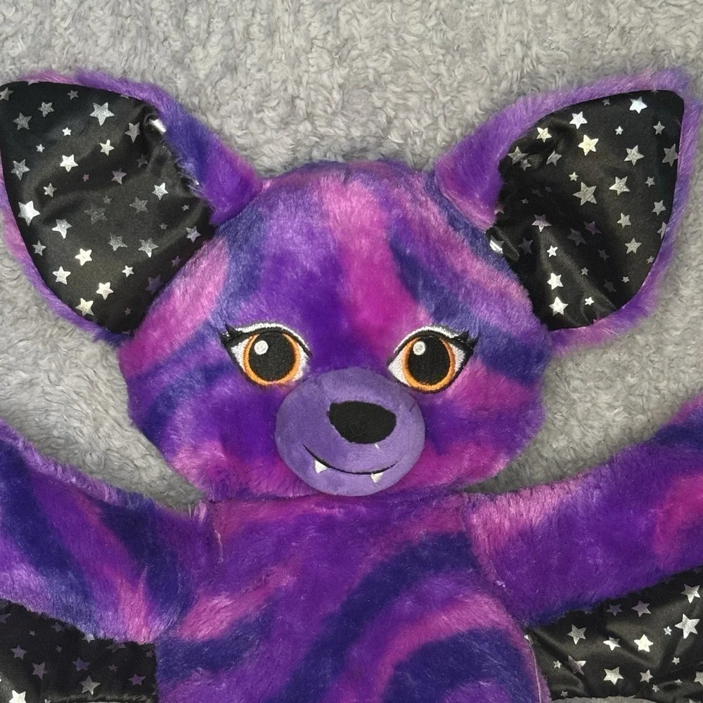 Build A Bear Purple Starry Night Vampire Bat 18